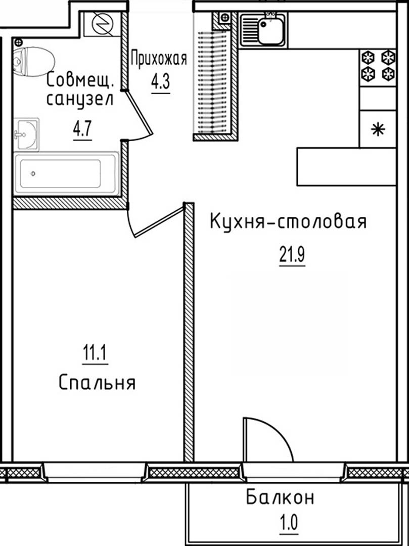 Фото планировки (увеличенное)